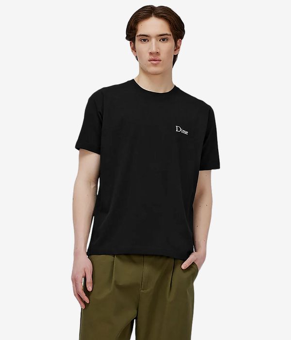 Dime Classic Small Logo T-Shirt (black)