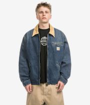 Carhartt WIP OG Detroit Cotton Camano Kurtka (blue dusty h brown dark used was)