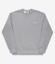 Carhartt WIP Script Embroidery Sweater (grey heather white)