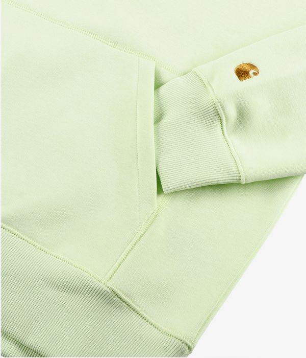 Carhartt WIP Chase sweat à capuche (air green gold)