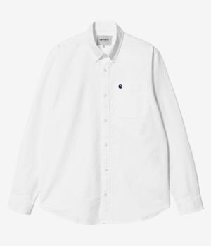 Carhartt WIP C-Logo Camicia (white dark navy)
