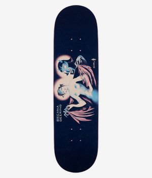 Girl Geering Seductress 8.5" Skateboard Deck (black)