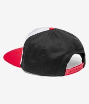 Santa Cruz Classic Dot Snapback Cap (white black red)