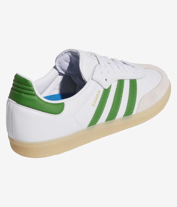 adidas Skateboarding Samba Shoes (white green gum)
