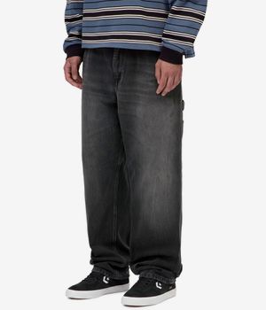 Carhartt WIP Single Knee Pant Smith Jeans (black marble used wash)