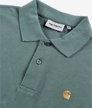 Carhartt WIP Chase Puque Polo-Shirt (silver pine gold)