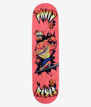 Thank You Reyes Shark Tooth 8.5" Skateboard Deck (red)