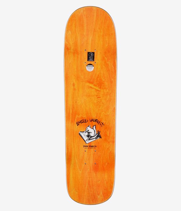 Polar Laurent Burnside 2084 P8 8.8" Skateboard Deck (multi)