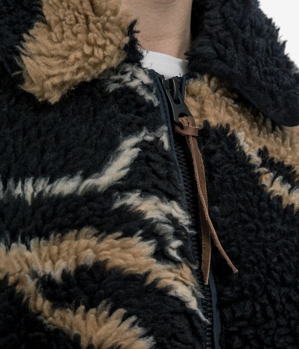 Obey Mushroom Sherpa Jacket (dark navy multi)