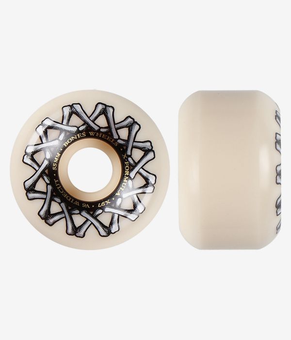 Bones X Formula V6 Wheels (white grey) 55 mm 97A 4 Pack