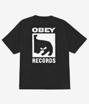 Obey Records Icon T-Shirty (pigment dusty black)