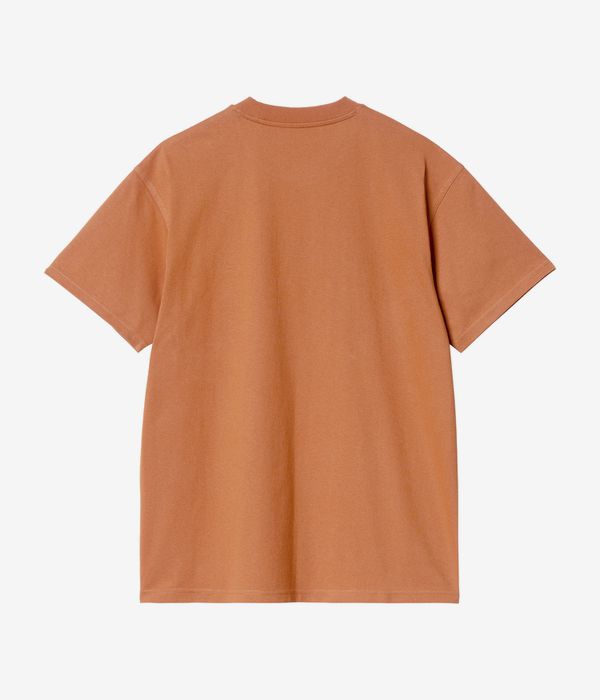 Carhartt WIP American Script Organic T-Shirt (redhaven)