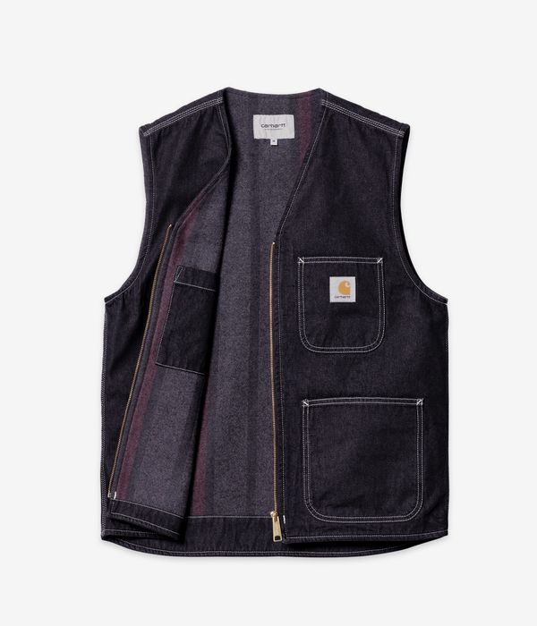 Carhartt WIP Chore Norco Weste (black stone washed)