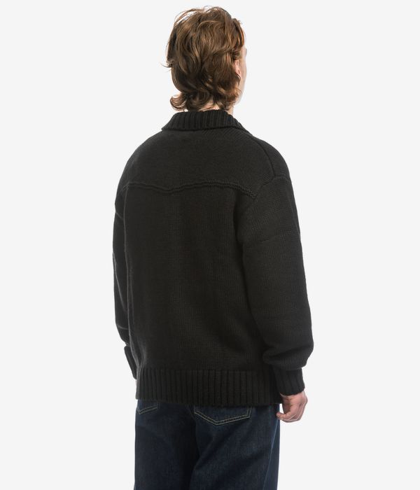 Carhartt WIP Santa Fe Cardigan (gauge black)
