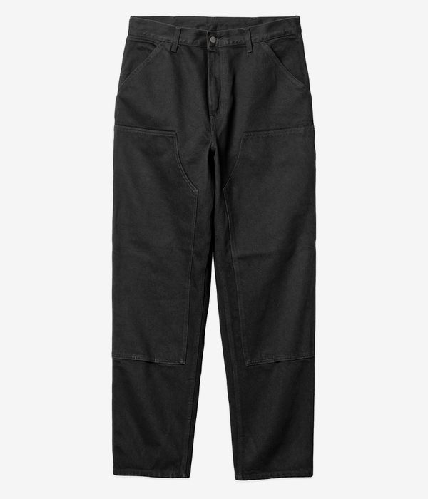 Carhartt WIP Double Knee Pants (black stone washed)