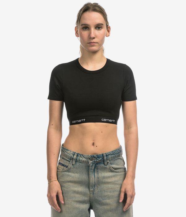 Carhartt WIP W' Script Crop Top women (black)