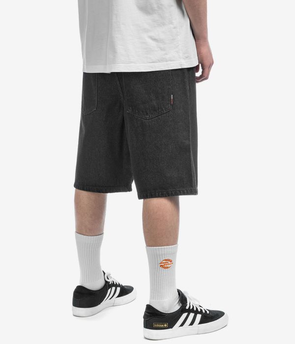 skatedeluxe Denim Baggy Shorts (black washed)