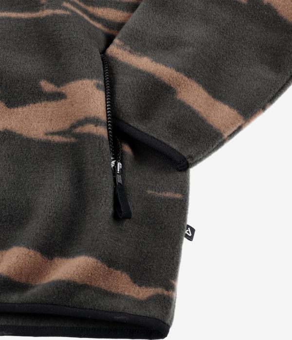 Anuell Grunnor Fleece Felpa Hoodie con zip (coffee)