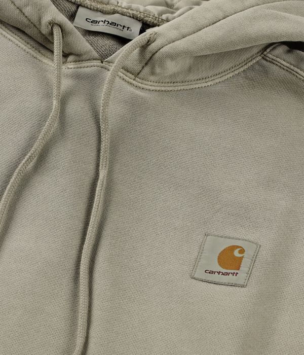 Carhartt WIP Nelson Felpa Hoodie (gentle green garment dyed)