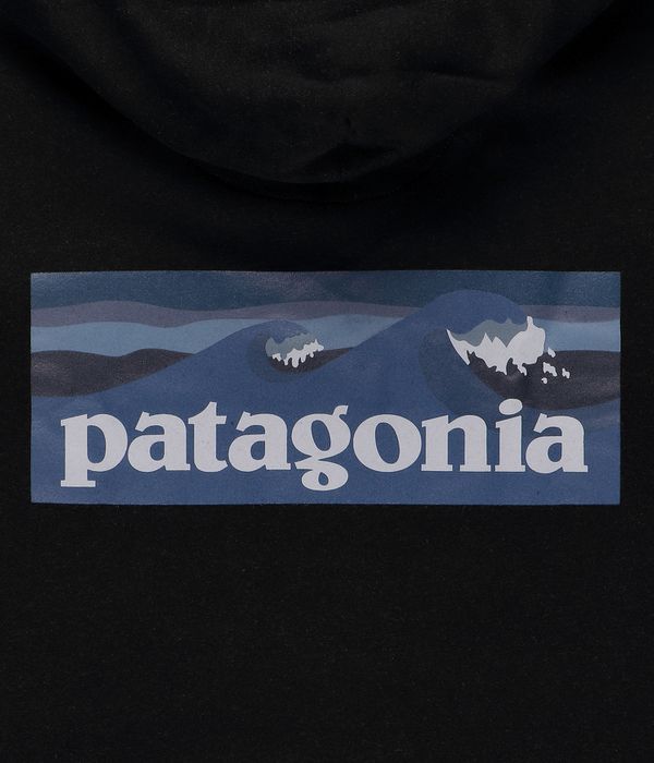 Patagonia Boardshort Logo Uprisal Hoodie (ink black)