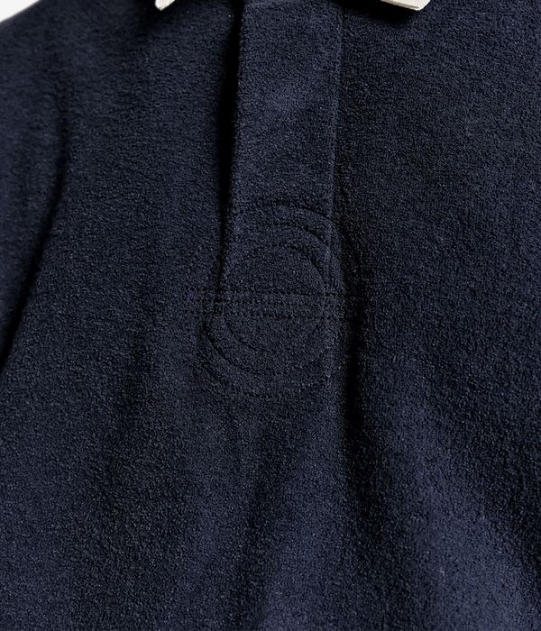 Pop Trading Company Terry Rugby Polo Sweater (navy)