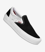 Vans Skate Slip-On Schuh (black widow black white red)
