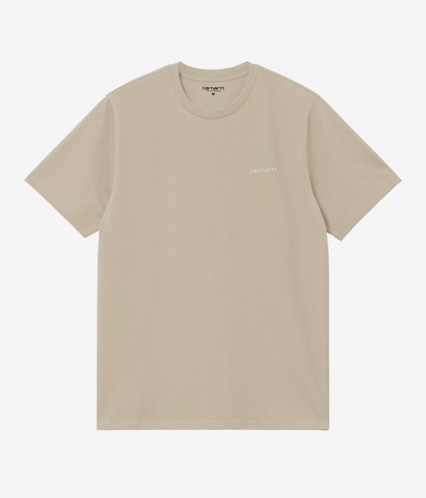 Carhartt WIP Script Embroidery T-Shirt (barchan white)