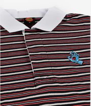 Santa Cruz Mini Hand Stripe Polo Long sleeve (black stone stripe)