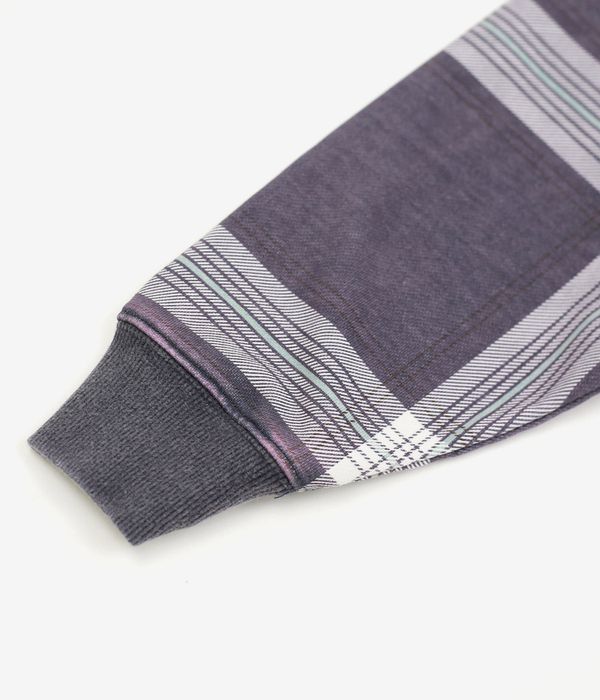 Yardsale Crib Checked Zip-Hoodie (blue)