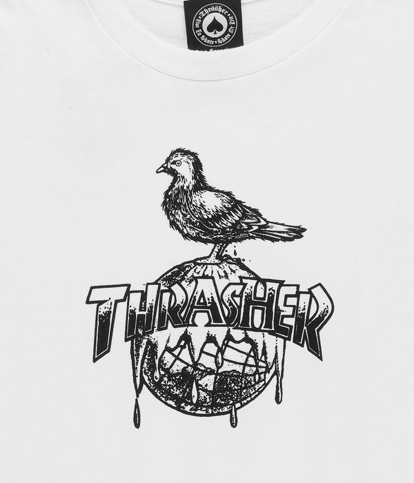 Thrasher x Anti Hero Cover The Earth Camiseta (white)