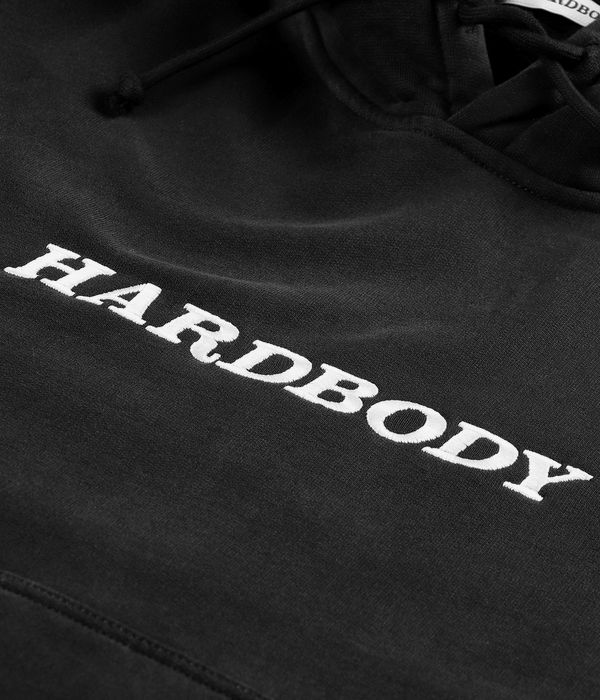 Hardbody Logo Bluzy z Kapturem (black)