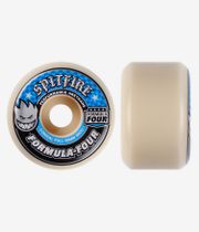 Spitfire Formula Four Conical Full Rouedas (white blue) 58mm 99A Pack de 4