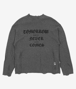 Wasted Paris Destroy Never Comes Sweatshirt (charcoal)