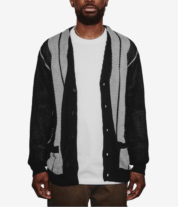 Fucking Awesome School Striped Cardigan Veste (black)