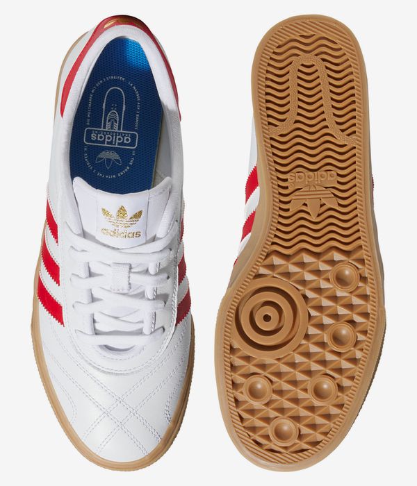 adidas Skateboarding Adi Ease Zapatilla (white scarlet gold)