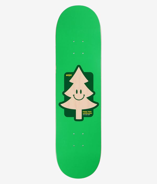Enjoi Happy Tree Super Sap 8.25" Skateboard Deck (green)