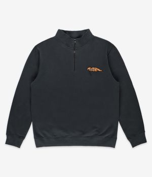 Anuell Lundstam Organic Half Zip Sweatshirt (charcoal)