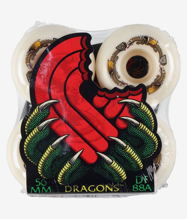 Powell-Peralta Dragons Symmetrical A2 Wielen (off white) 56 mm 88A 4 Pack