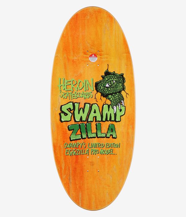 Heroin Skateboards Swampzilla 13" Skateboard Deck (multi)