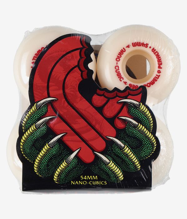 Powell-Peralta Dragon Nano-Cubic Rollen (offwhite) 54 mm 93A 4er Pack