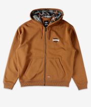 Dickies x Thrasher Through Bluza z Kapturem na Zamek (brown duck)