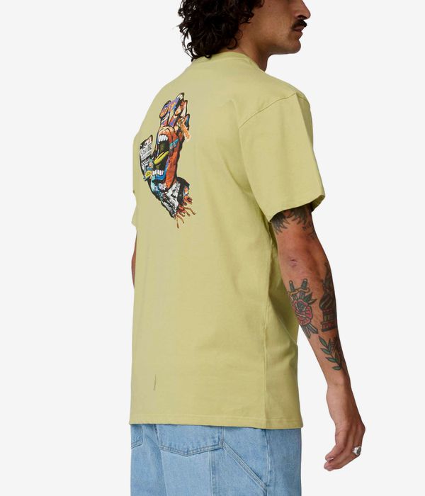 Santa Cruz Collage Hand T-Shirt (faded khaki)