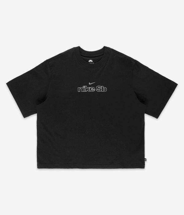 Nike SB Logo Boxy T Shirt women black