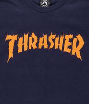 Thrasher Burn It Down T-Shirt (navy)