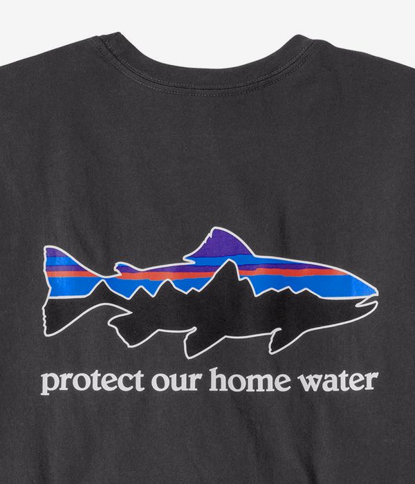 Patagonia Home Water Trout Organic T-Shirt (ink black)