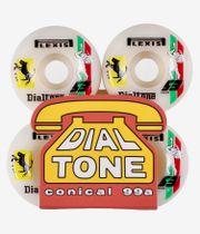 Dial Tone Sablone Sablone Formula One Conical Ruote (white) 53mm 99A pacco da 4