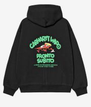 Carhartt WIP Pronto Zip-Sweatshirt avec capuchon (black)