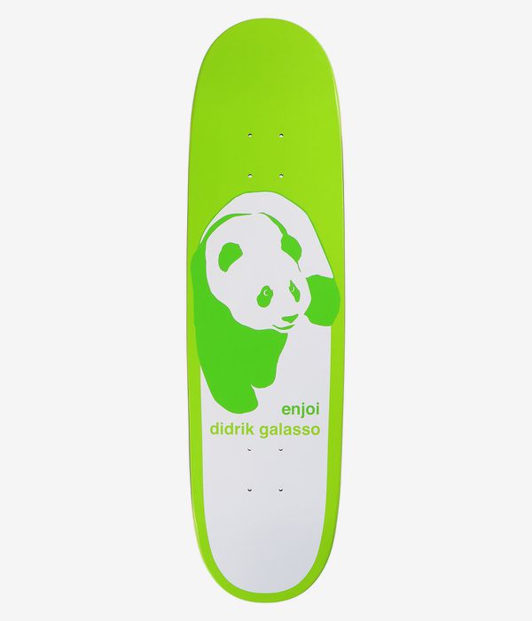 Enjoi Deedz Classic Panda Super Sap 8.375" Skateboard Deck (green)