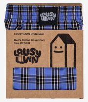 Lousy Livin Check Boxers (crispy blue)