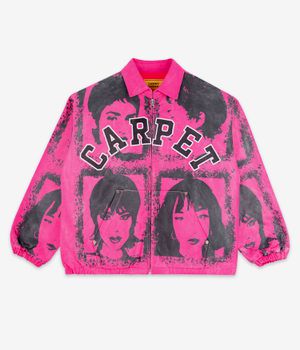 Carpet Company I-Ladies Waxed Work Jacket (pink black)